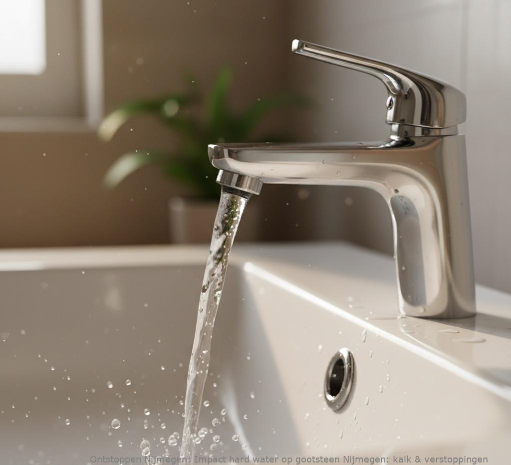 Impact hard water op gootsteen Nijmegen: kalk & verstoppingen