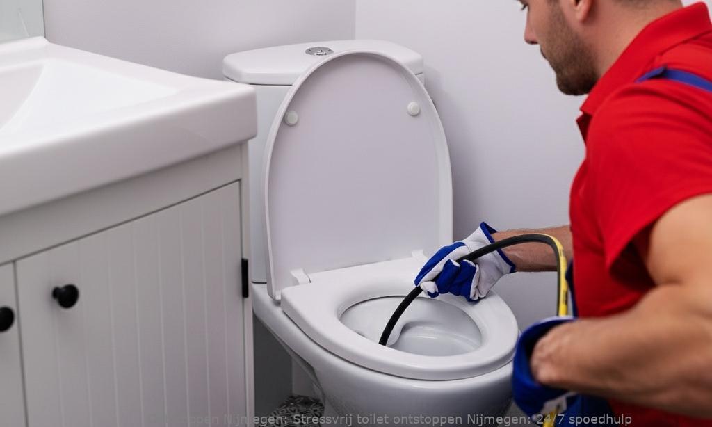 Stressvrij toilet ontstoppen Nijmegen: 24/7 spoedhulp